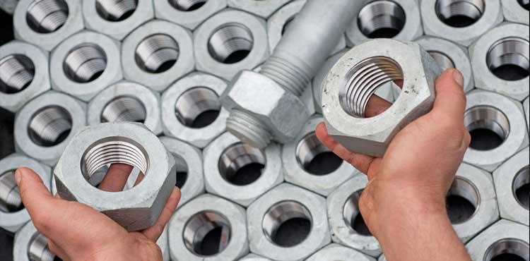Hex Nuts warehouse stock