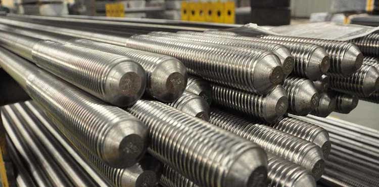 Anchor bolts in warehouse